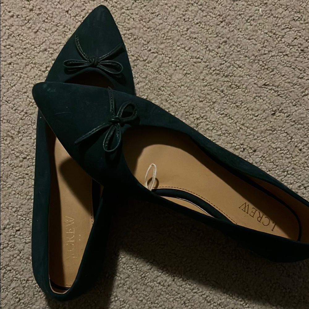 J. Crew Women's Green Flats